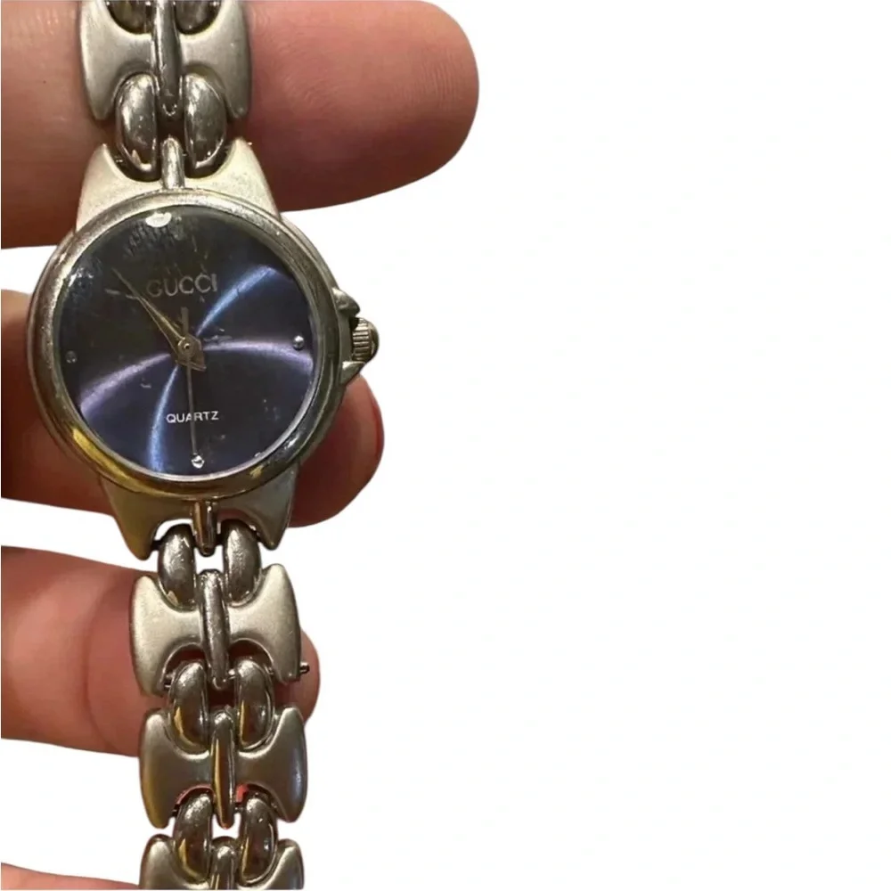Vintage Gucci Silver Bracelet Watch